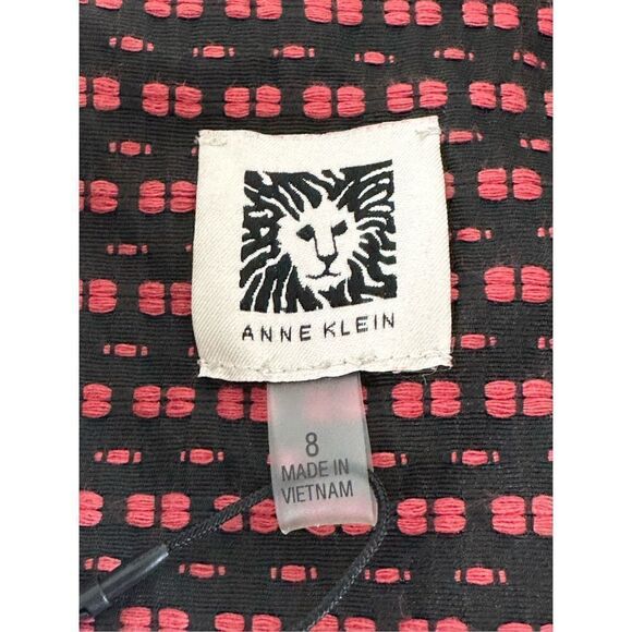 Anne Klein Women’s Black/Cinnamon Mandarin Collar Jacket Size 8 - Picture 5 of 15